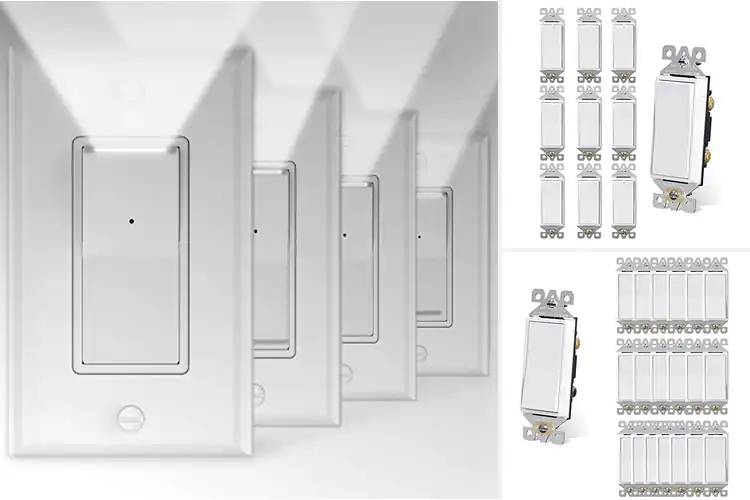 Detailed view of Best Alda Light Switches