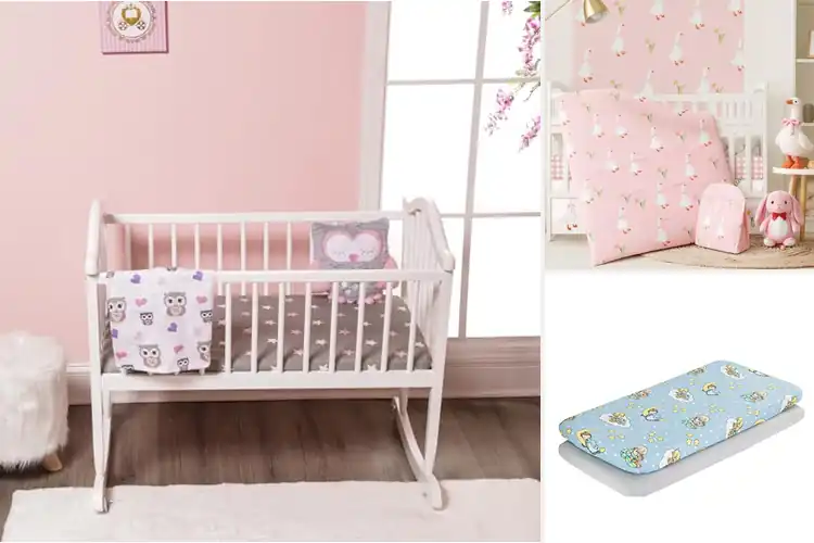 Detailed view of Best Baby Cradle Bedding Sets