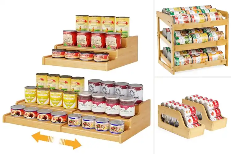 Detailed view of Best Bamboo Can Organizers
