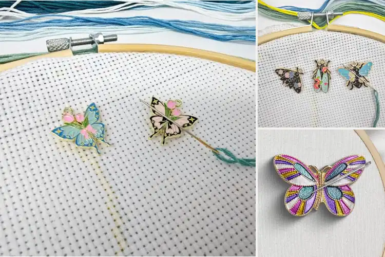 Detailed view of Best Butterfly Themed Needle Minders