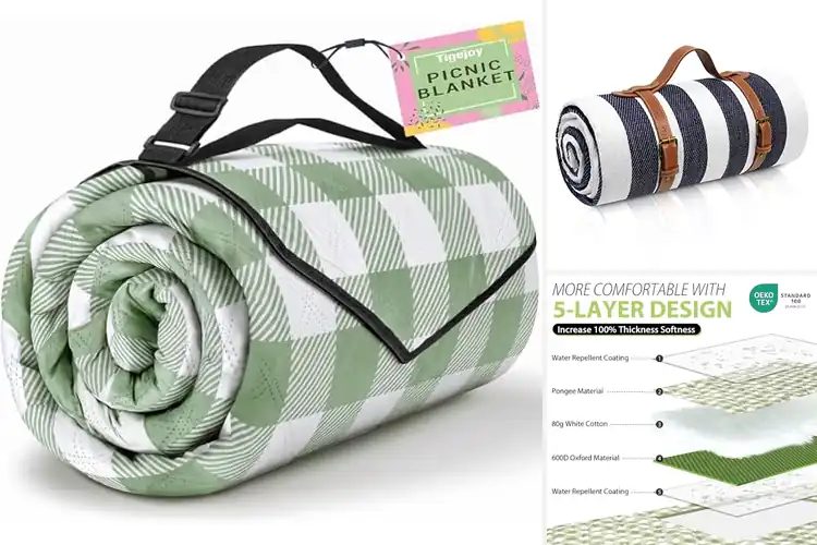Detailed view of Best Durable Picnic Blankets