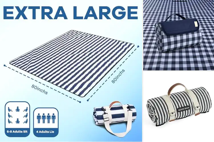 Detailed view of Best Easy Clean Picnic Mats