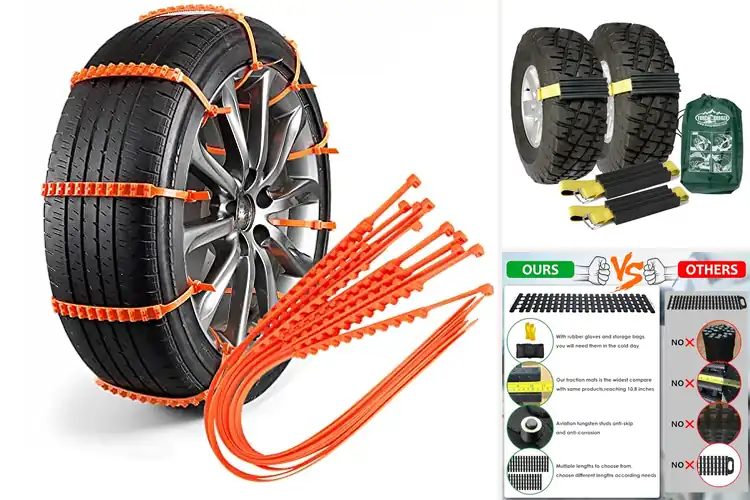 Detailed view of Best Emergency Tire Traction Bungees