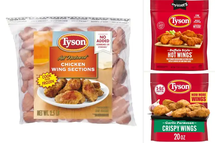 Detailed view of Best Frozen Chicken Wings