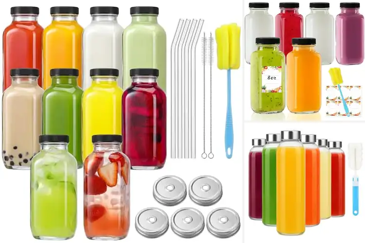 Detailed view of Best Glass Juice Bottles