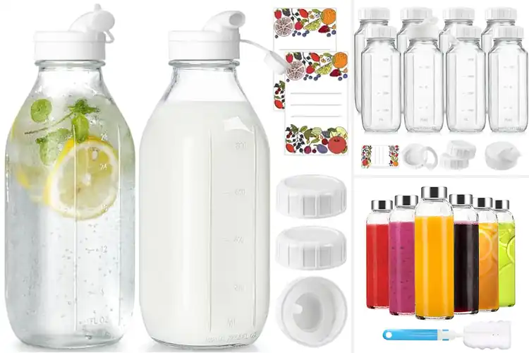 Detailed view of Best Glass Storage Bottles