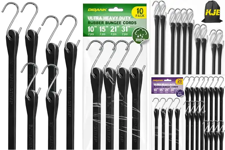 Detailed view of Best Heavy Duty Rubber Arms Bungees