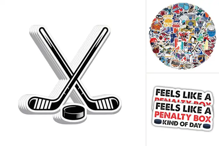 Detailed view of Best Hockey Laptop Stickers for Bold Style