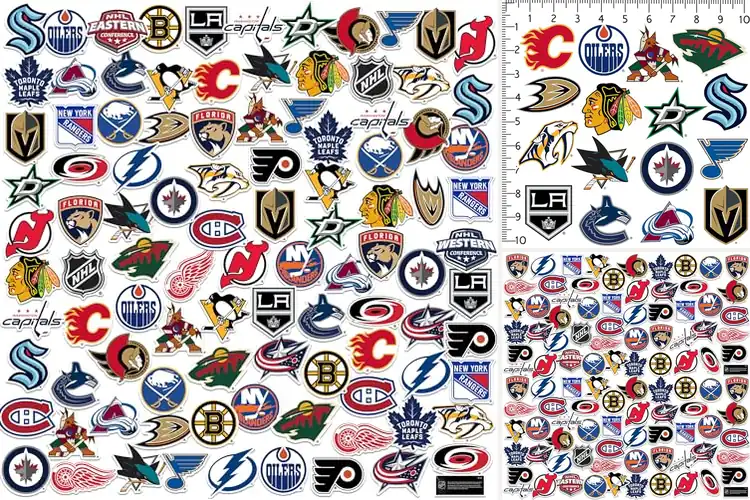 Detailed view of Best Hockey Logo Stickers: Showcase Your Team Pride in Style