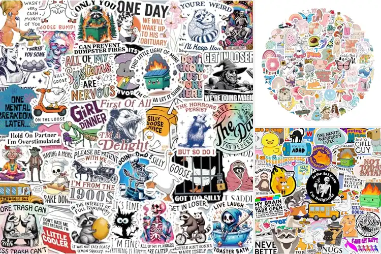 Detailed view of Best Laptop Water Bottle Sticker Pack