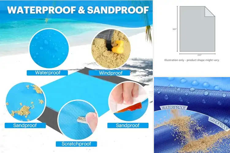Detailed view of Best Lightweight Beach Mats for Easy Comfort