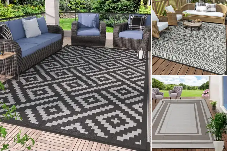Detailed view of Best Lightweight Outdoor Rug for Patio