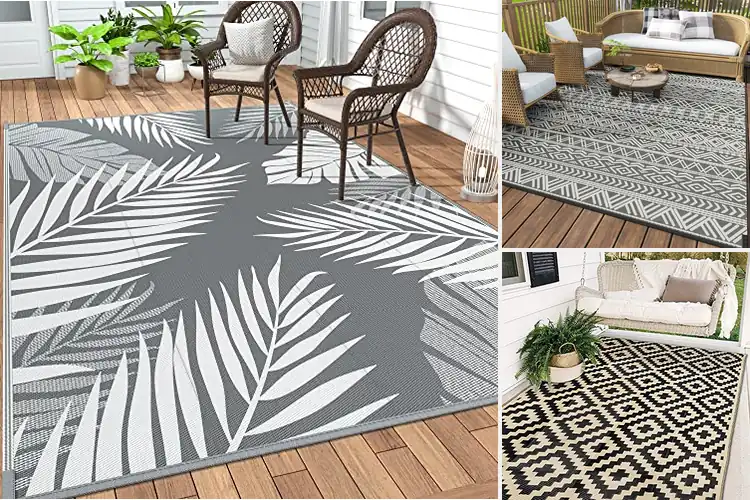 Detailed view of Best Lightweight Outdoor Rugs: Stylish, Durable & Easy Care