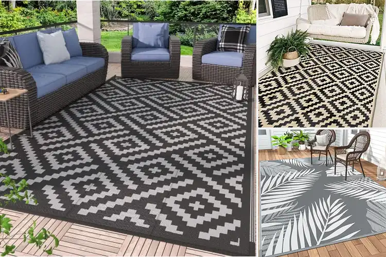 Detailed view of Best Lightweight Patio Mats for Stylish, Cozy Outdoor Living