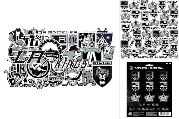 Detailed view of Best Los Angeles Kings Sticker Packs