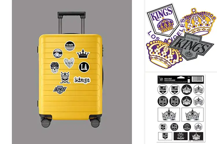 Detailed view of Best Los Angeles Kings Vinyl Stickers