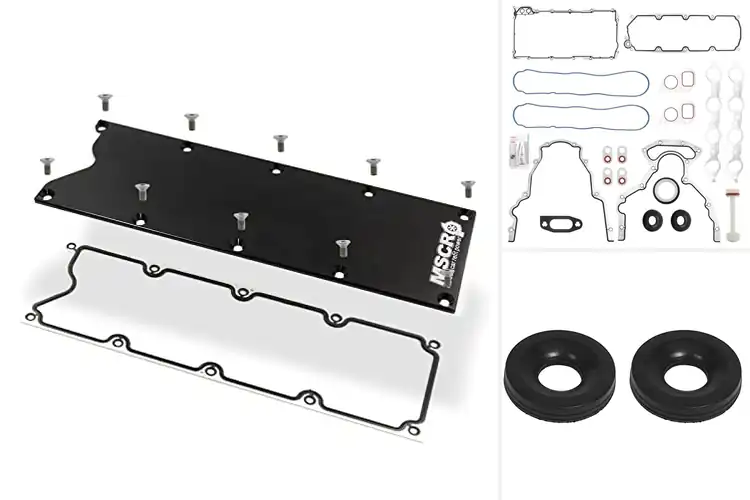 Detailed view of Best LS Valley Pan Seal Gasket Pair
