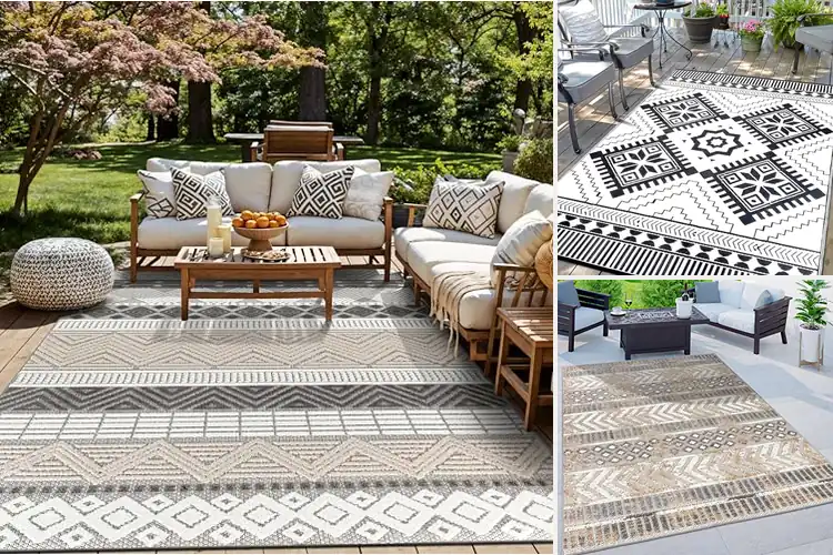 Detailed view of Best Modern Boho Backyard Rugs