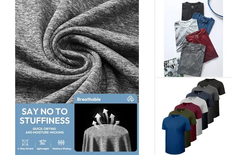 Detailed view of Best Multi‑Pack Gym Shirts