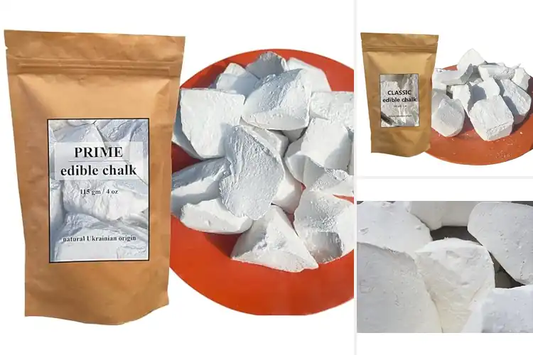 Detailed view of Best Natural Chalk for Eating Pure & Crunchy Chunks