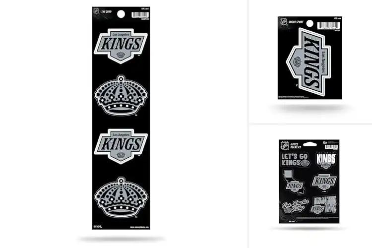 Detailed view of Best Nhl Los Angeles Kings Logo Stickers