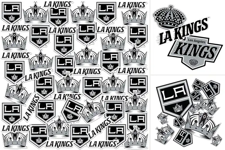 Detailed view of Best NHL Los Angeles Kings Stickers