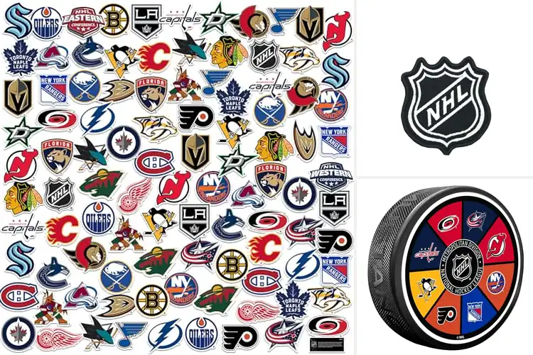 Detailed view of Best Official NHL Logo Collections