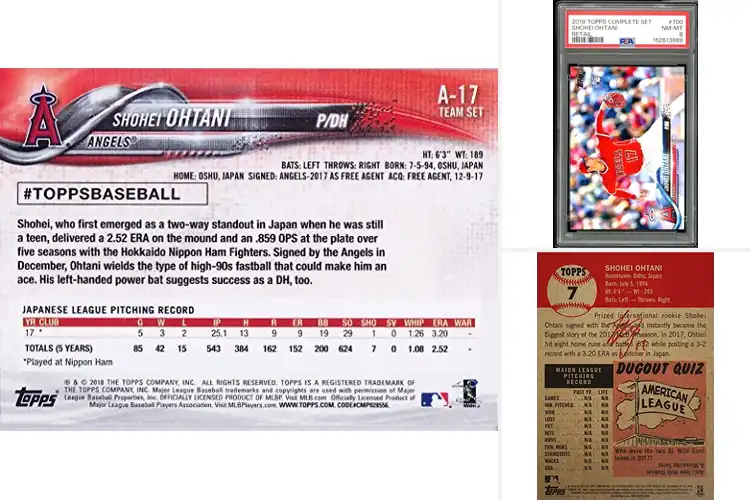 Detailed view of Best Ohtani Rookie Sets: Top Picks for Collectors