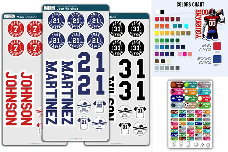 Detailed view of Best Personalized Sports Stickers for Bold Custom Gear