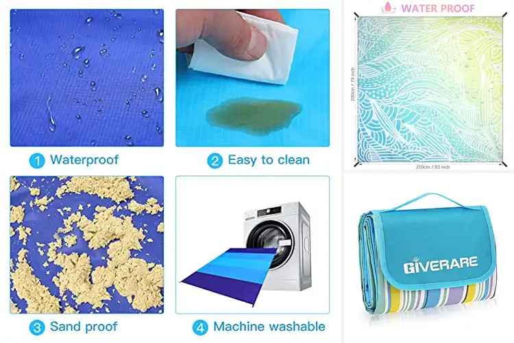 Detailed view of Best Quick Dry Beach Mats