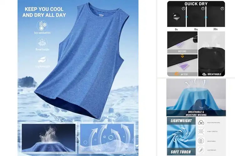 Detailed view of Best Quick Dry Training Tanks: 10 Top Lightweight Winners