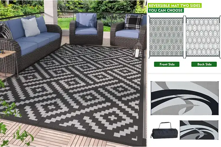 Detailed view of Best RV Outdoor Rugs: Top Picks for Cozy Adventures