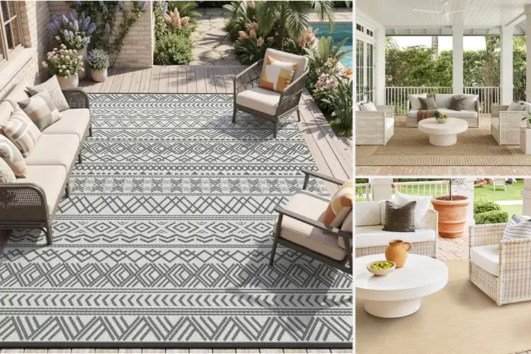 Detailed view of Best Soft Anti-Allergy Outdoor Rug