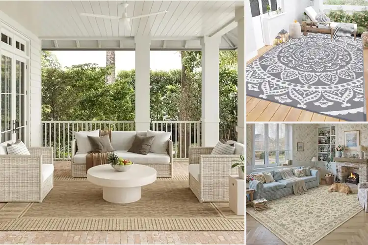 Detailed view of Best Soft Balcony Rugs: Cozy & Stylish Outdoor Comfort