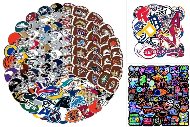 Detailed view of Best Sports Team Collectible Stickers