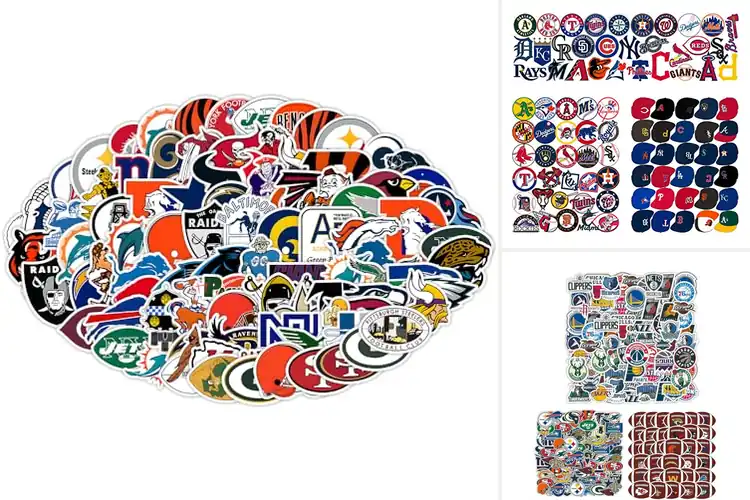 Detailed view of Best Team Logo Stickers : Show Your Pride