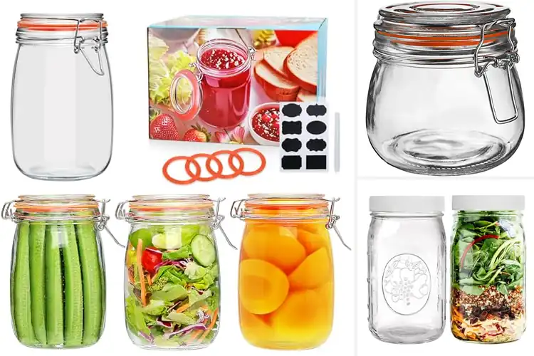 Detailed view of Best Wide Mouth Jar With Airtight Lid
